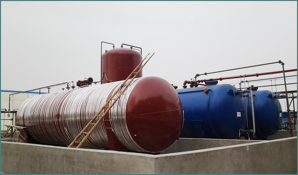 罐體、槽池保溫應采用電伴熱帶做為發熱源(圖1) 罐體、槽池保溫應采用電伴熱帶做為發熱源(圖1)