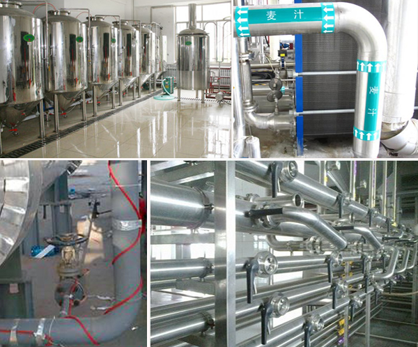 電伴熱管道保溫中啤酒行業管道防凍的應用(圖2) 電伴熱管道保溫中啤酒行業管道防凍的應用(圖2)