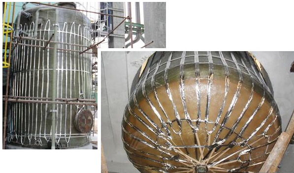 工業化工儲罐伴熱帶保溫系統—伴熱帶的固定(圖2) 工業化工儲罐伴熱帶保溫系統—伴熱帶的固定(圖2)