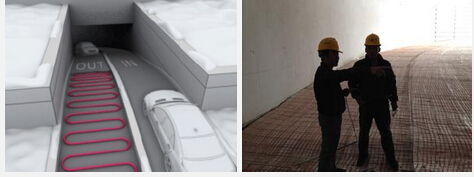 地下停車場坡道融雪電伴熱帶方案研究(圖1) 地下停車場坡道融雪電伴熱帶方案研究(圖1)